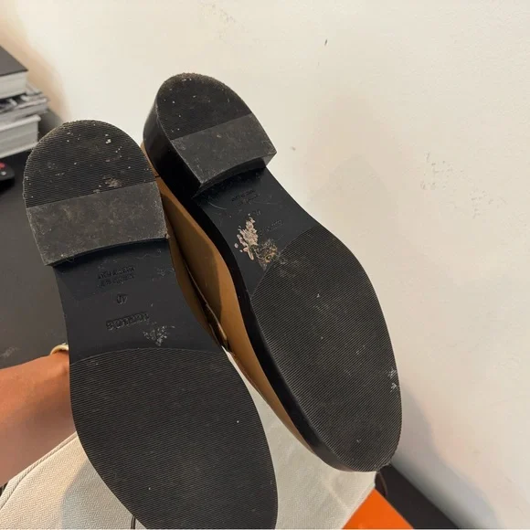 Hermes “Hot” Loafers with Silver Buckle - Picture 5 of 9